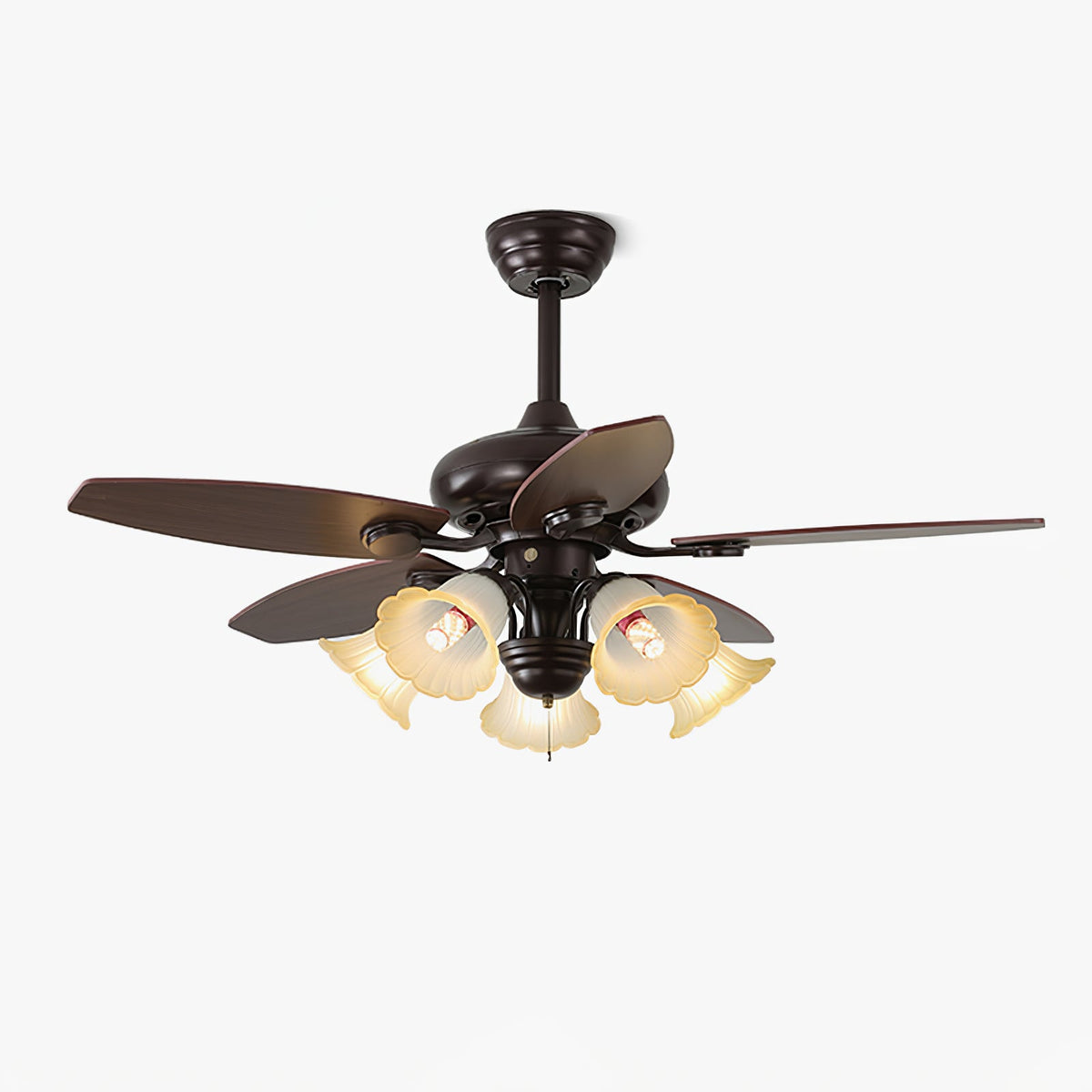 Ventilador de techo con luz Tulipera – vista principal