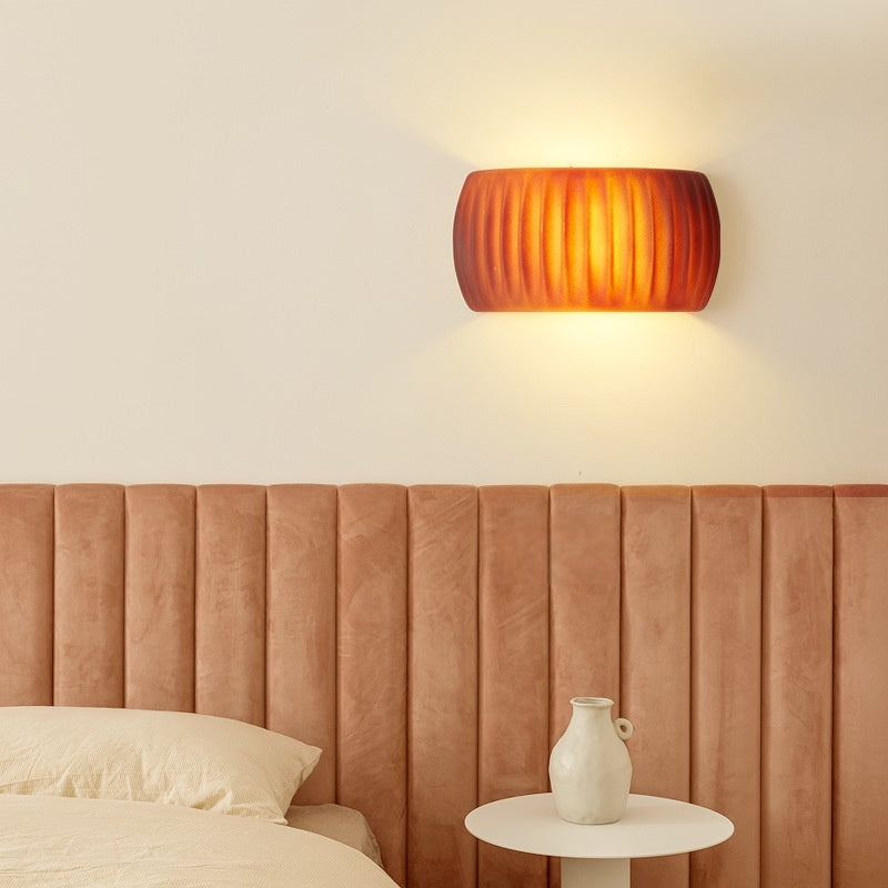 Astroclaro Nara: Aplique de Pared Minimalista LED de Metal y Resina – Naranja/Verde/Blanco