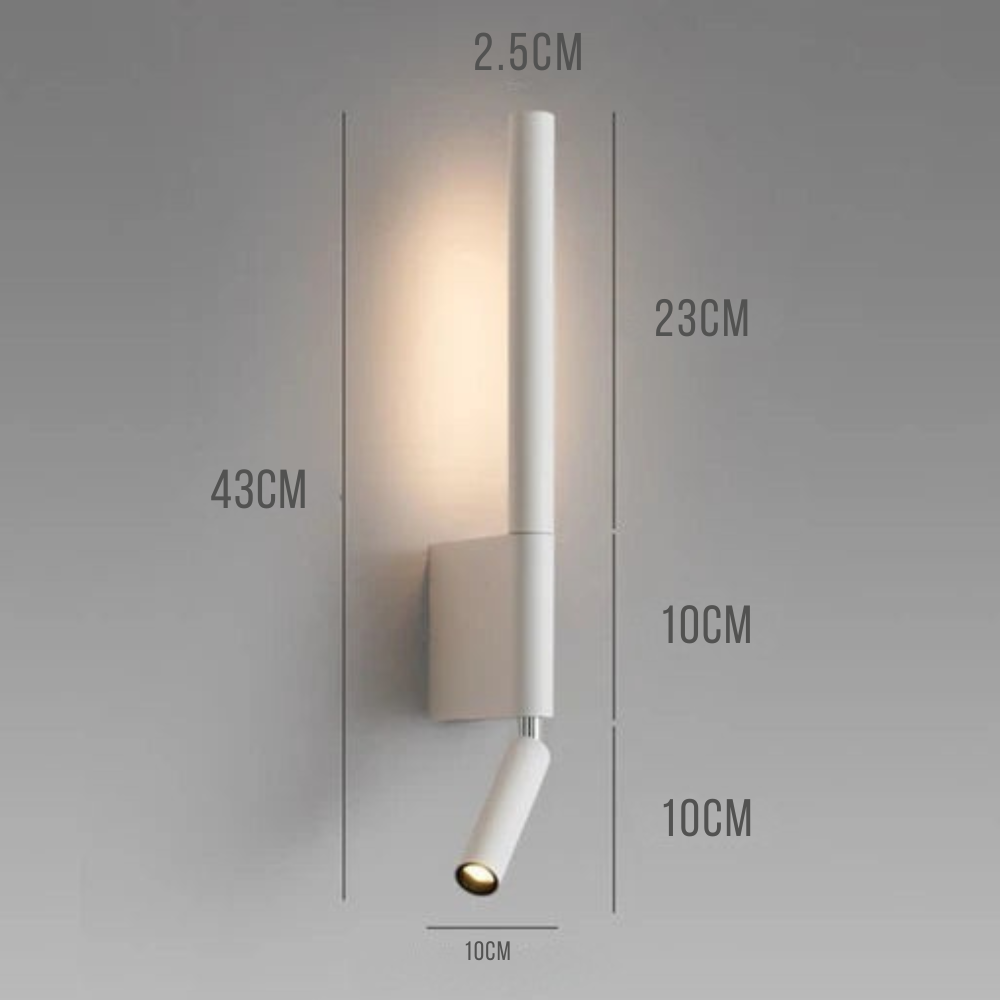 Zanira - Lámpara Monocromática Negra y Blanca con Diseño Minimalista - Iluminación Moderna para el Hogar