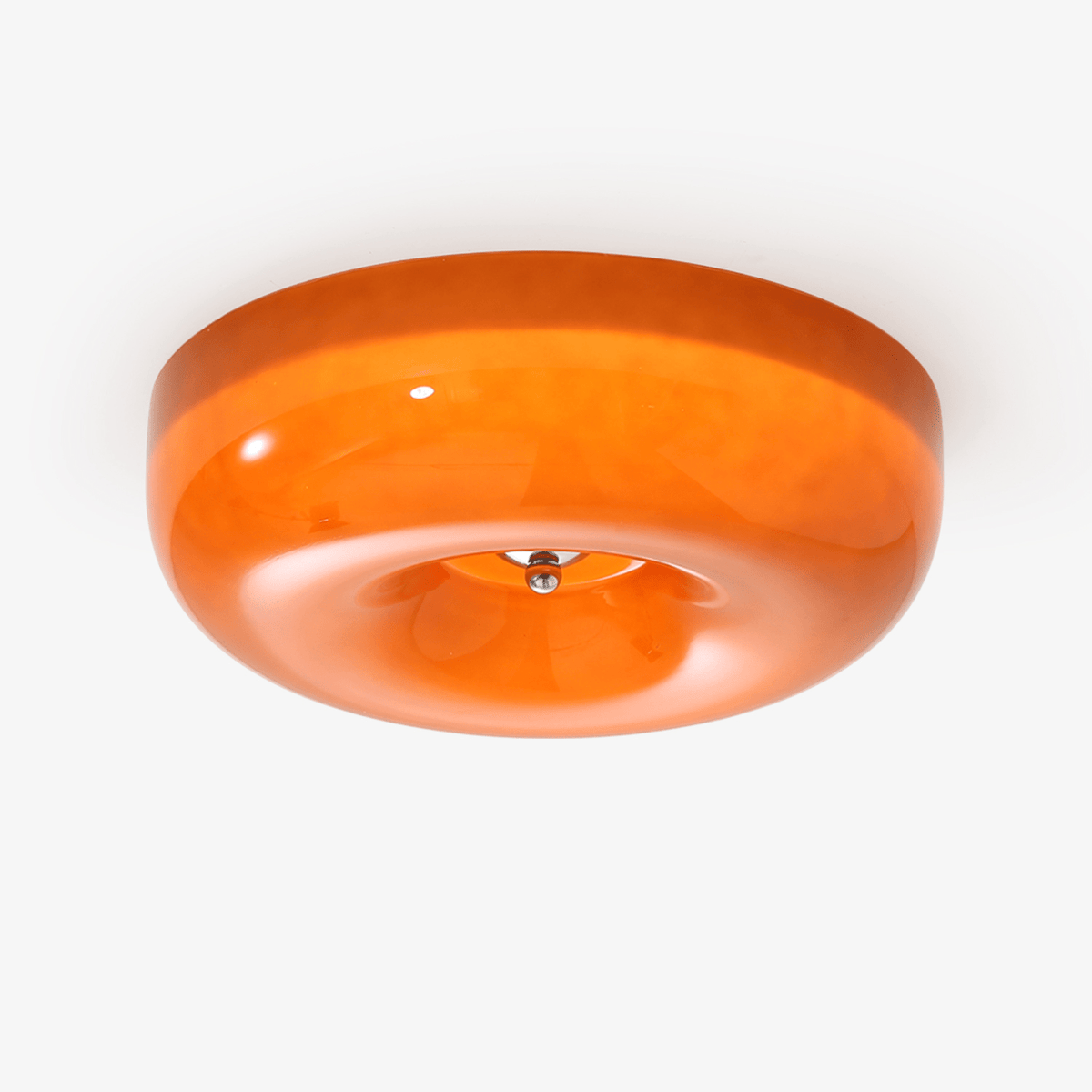 Plafón LED de cristal en espiral Caracol – vista principal