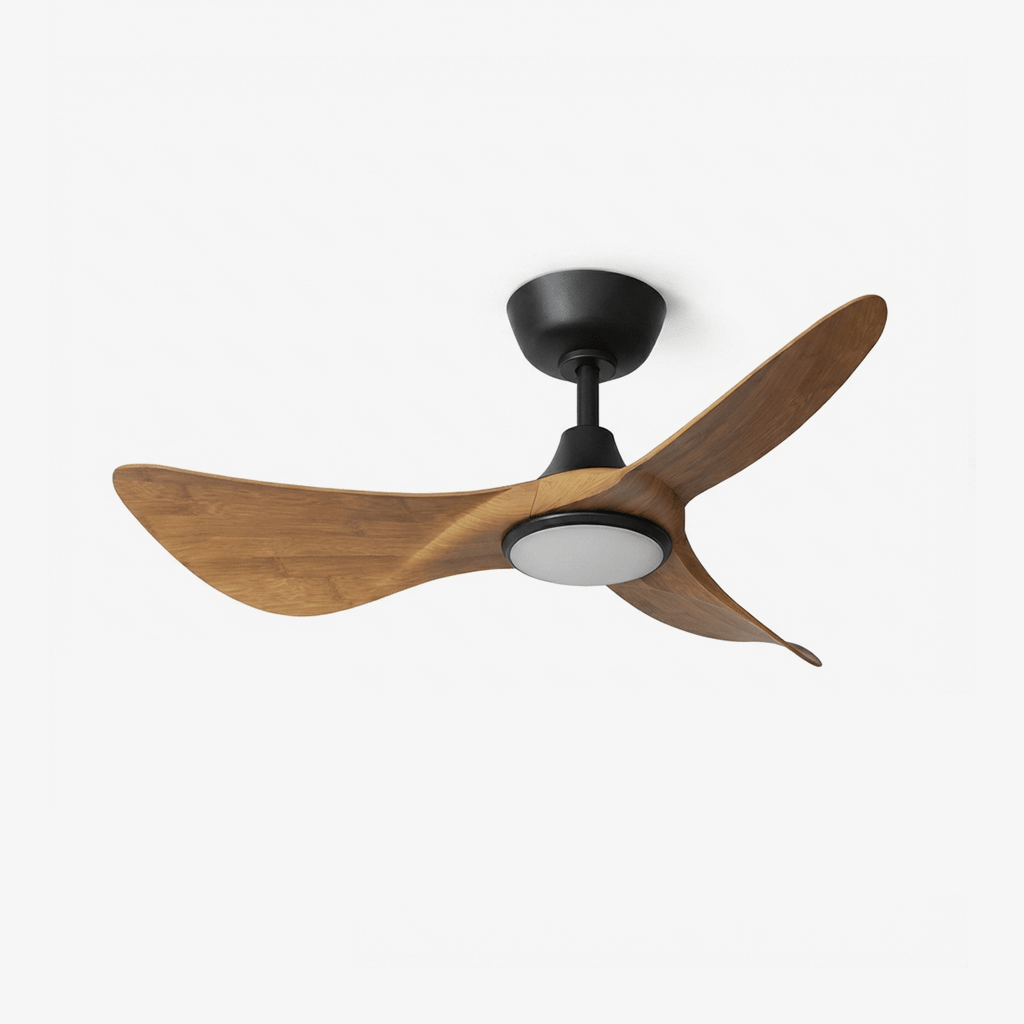 Ventilador de techo con luz Halcona – vista principal