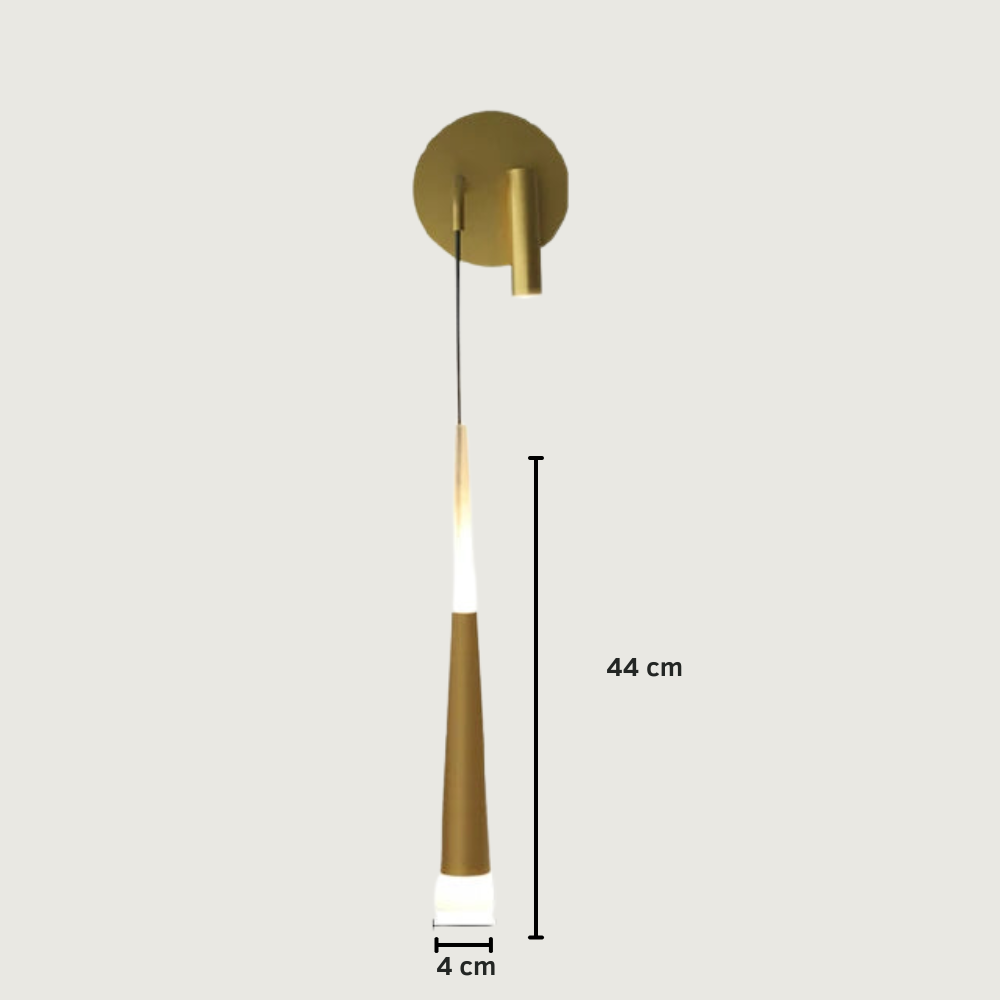 Zivaro - Lámpara de Pared Moderna con Diseño Escandinavo y Luz LED Regulable - Apliques de Pared Elegantes y Funcionales