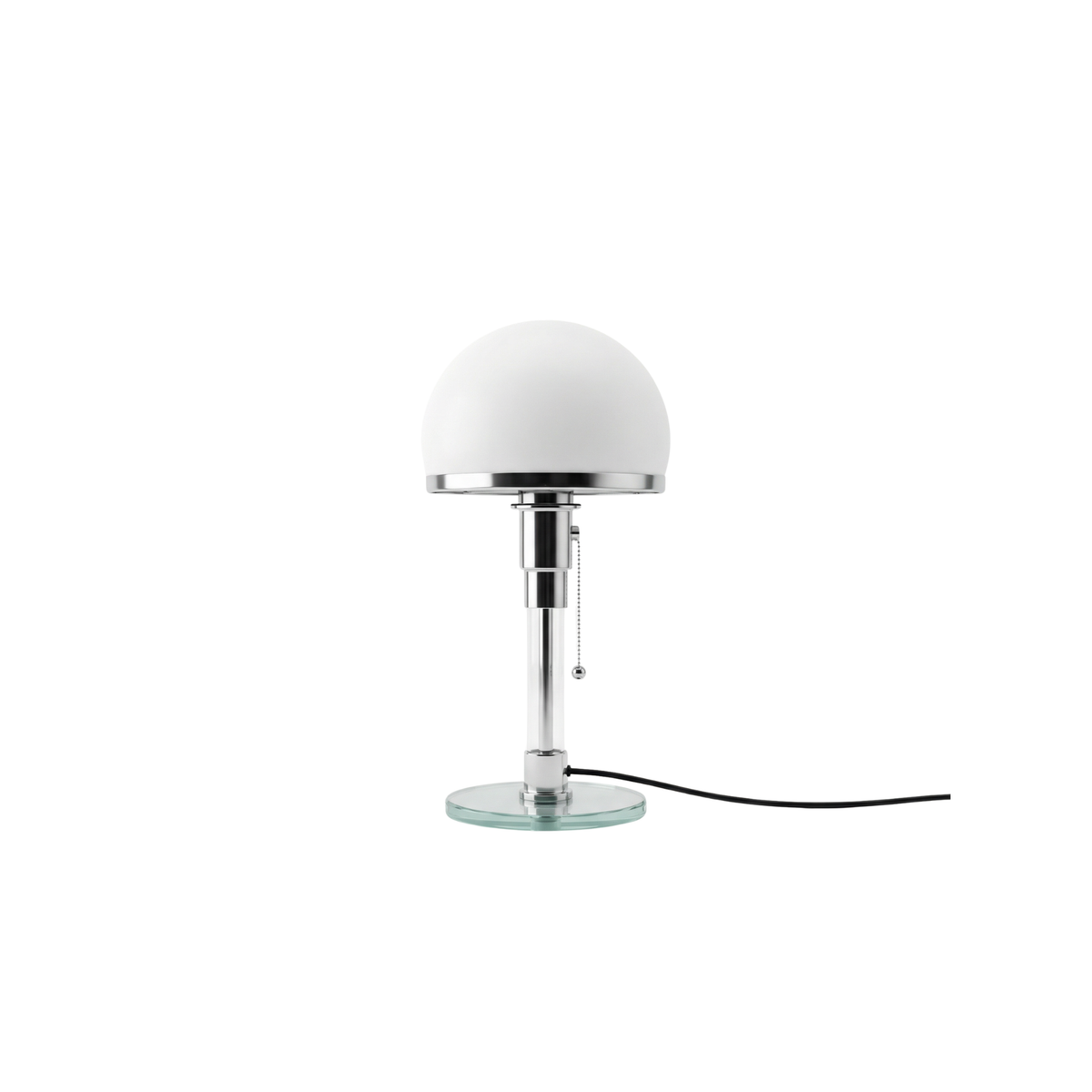Lámpara de mesa de cristal opal Orbina en un salón de estilo clásico – imagen 2