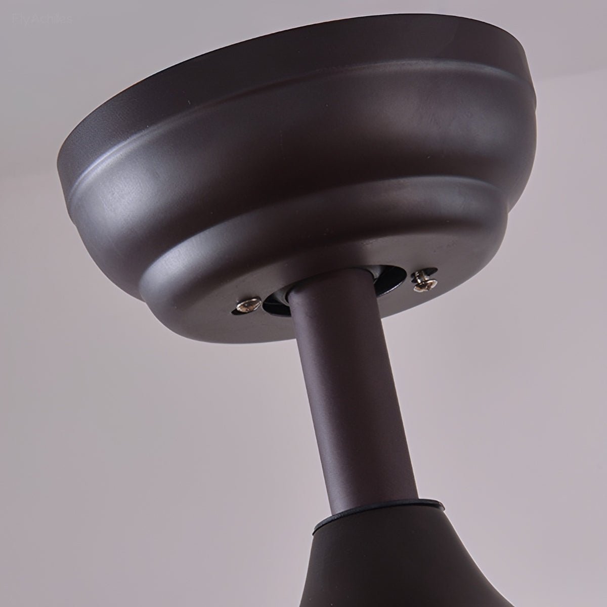Ventilador de techo con luz Arecia en un rincón de estilo tropical – imagen 11