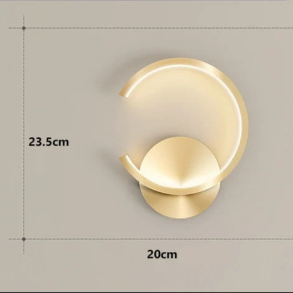 Noralu - Lámpara de Pared Nórdica Moderna con Luz Cálida y Diseño Escandinavo - Aplique Pared de Metal y Vidrio