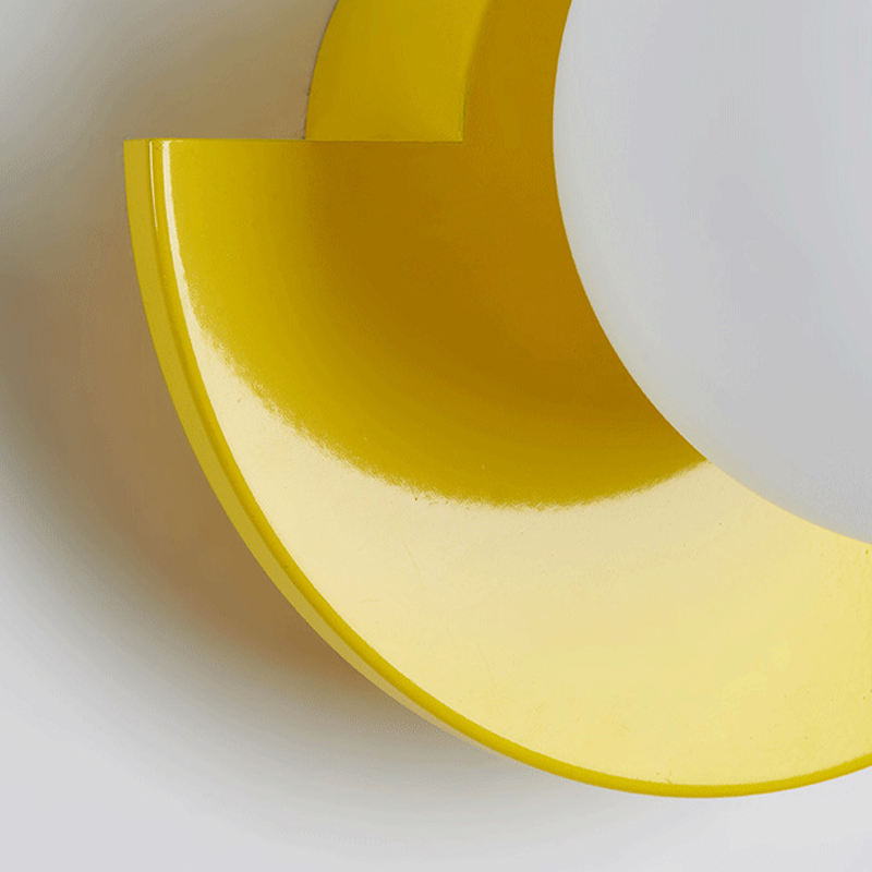 Astroclaro Lunetta: Aplique de Pared Moderno LED con Diseño de Media Luna – Salón/Dormitorio