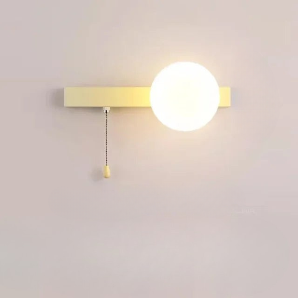 Glezia - Lámpara de Pared Nórdica con Diseño Minimalista y Luz Cálida - Ideal para Salones y Pasillos