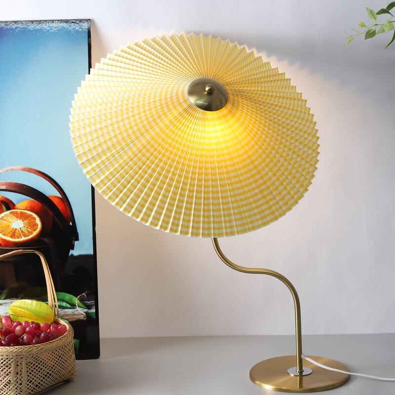 SombraLuz - Lámpara de Mesa con Paraguas y Luz Relajante