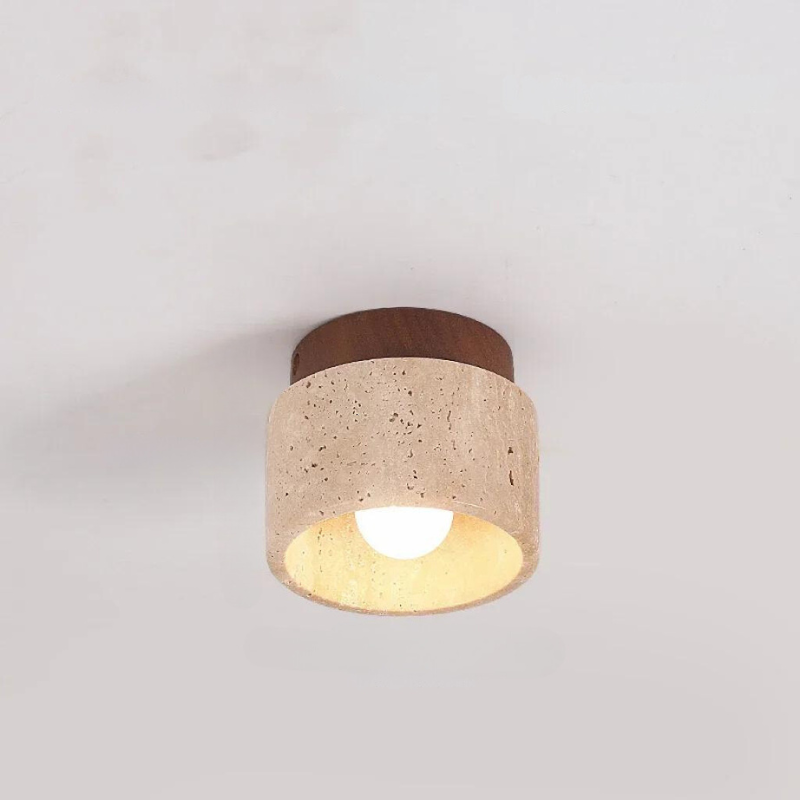 BrisaTravertino - Lámpara de Techo LED Elegante y Moderna