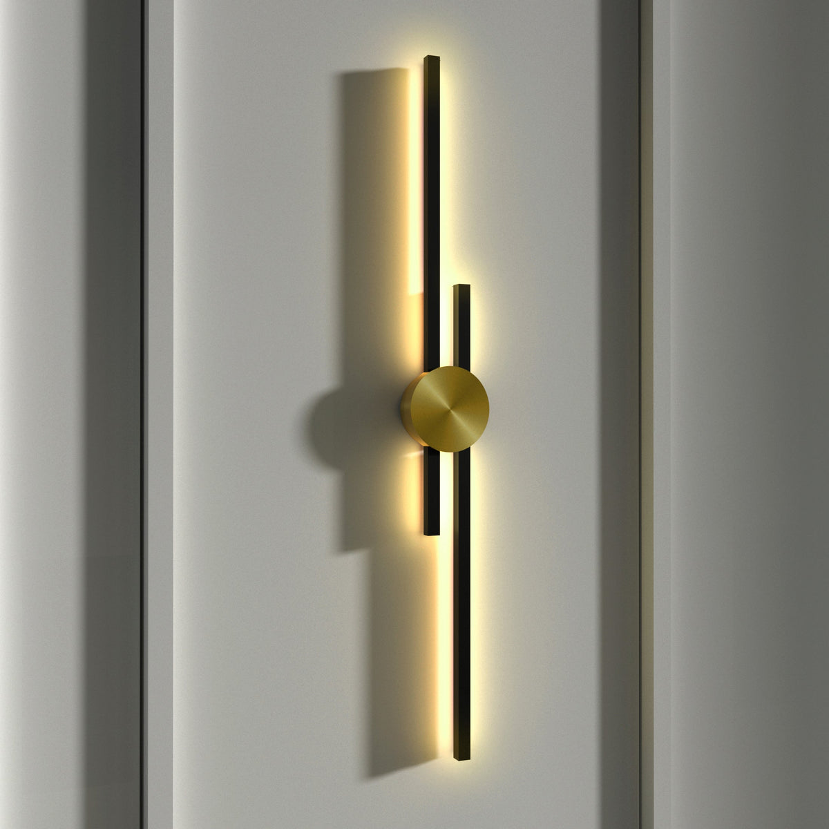 Aplique de pared LED minimalista Elipsa en un salón moderno – imagen 9