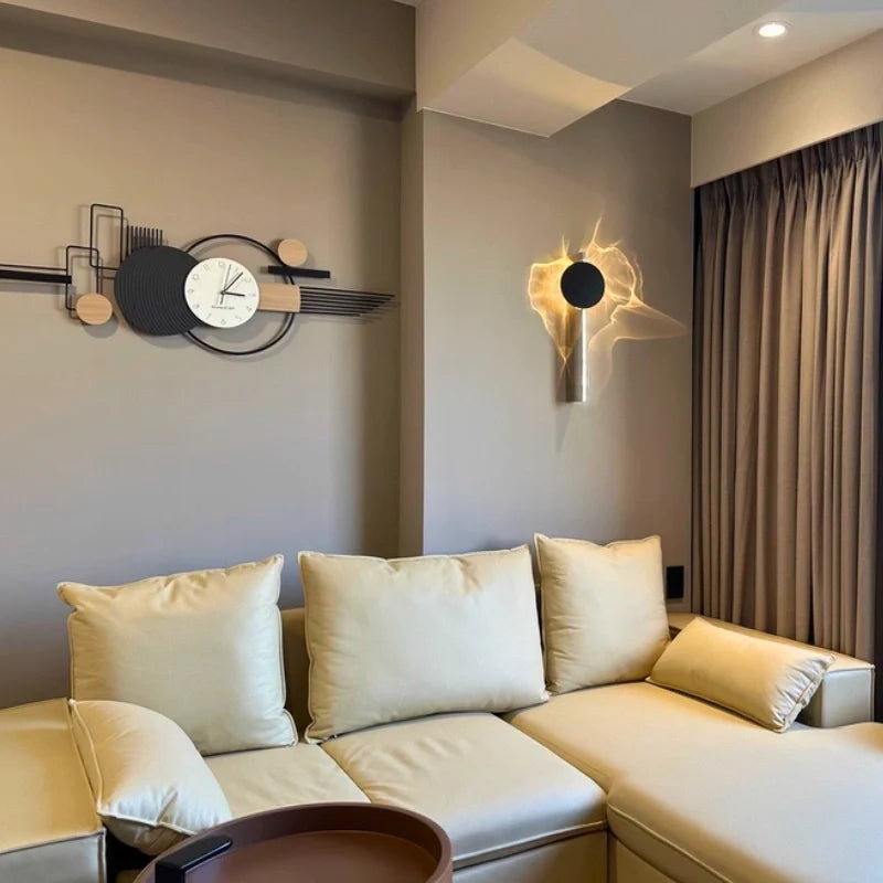 Aplique de pared LED de ondas Olaya en un salón moderno – imagen 11