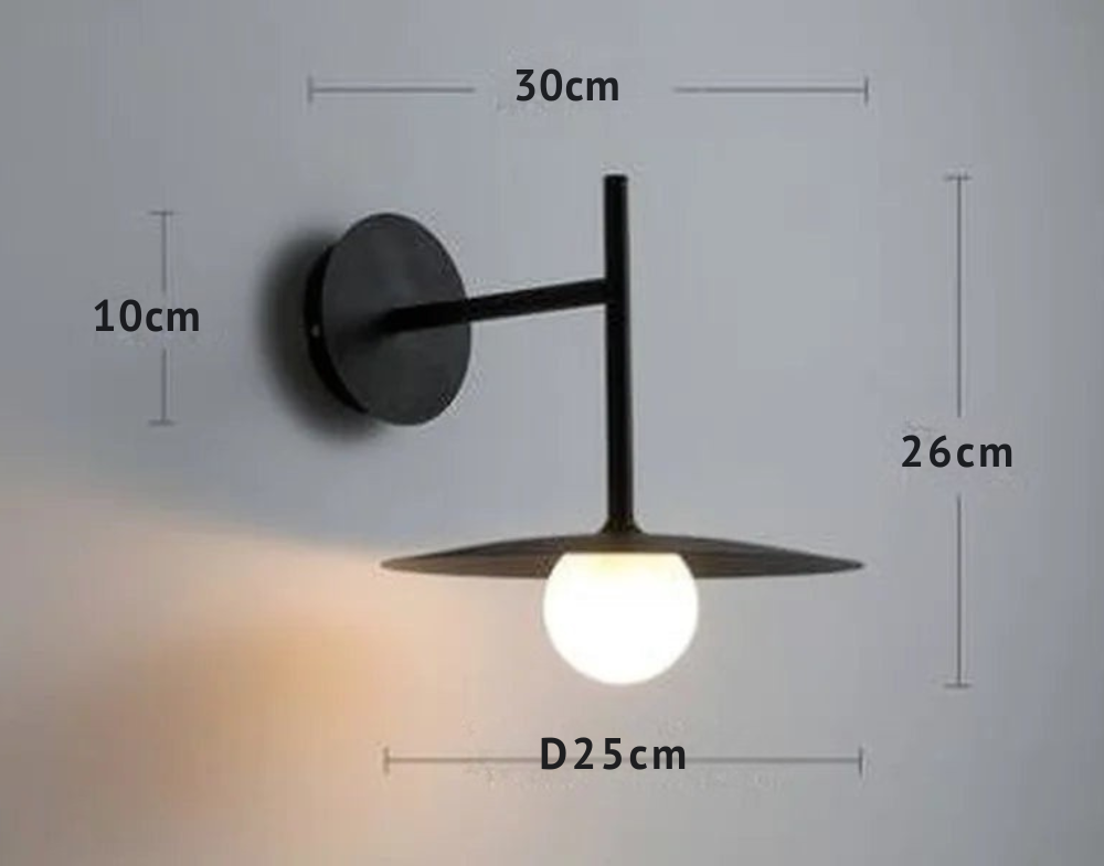 Tireli - Lámpara de Pared LED Moderna Ajustable de Metal con Brazo Móvil