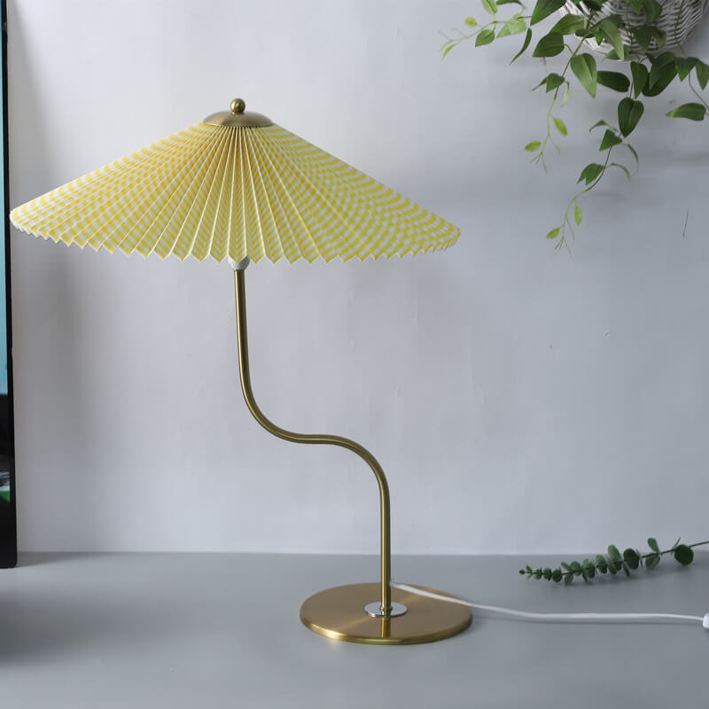 SombraLuz - Lámpara de Mesa con Paraguas y Luz Relajante