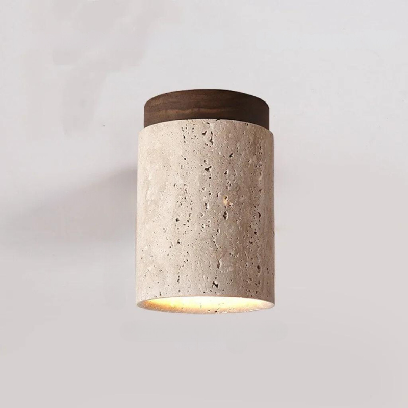 BrisaTravertino - Lámpara de Techo LED Elegante y Moderna