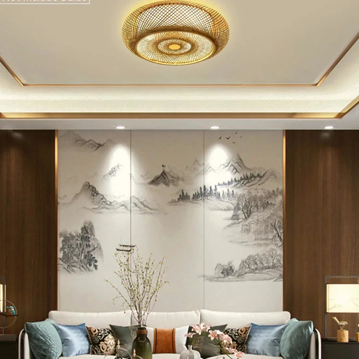 BambúSereno | Lámpara Colgante Artesanal de Bambú Natural