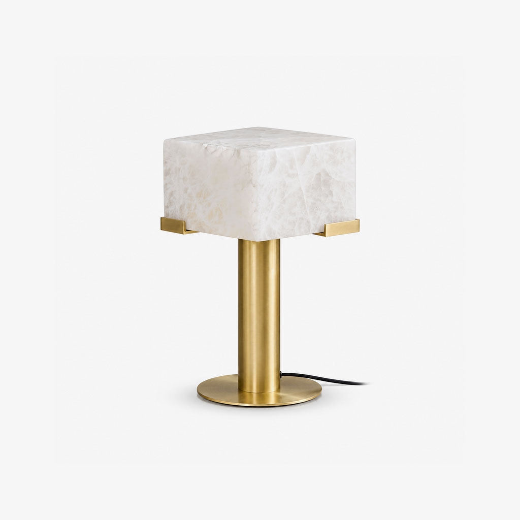 Lámpara de mesa de alabastro Yesara – vista principal