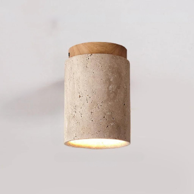BrisaTravertino - Lámpara de Techo LED Elegante y Moderna