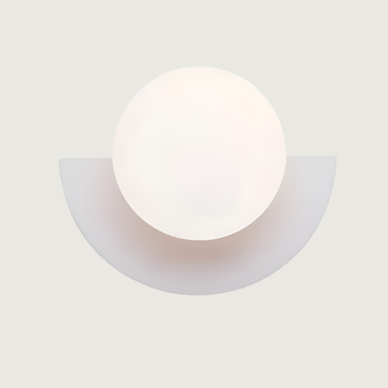 Astroclaro Lunetta: Aplique de Pared Moderno LED con Diseño de Media Luna – Salón/Dormitorio