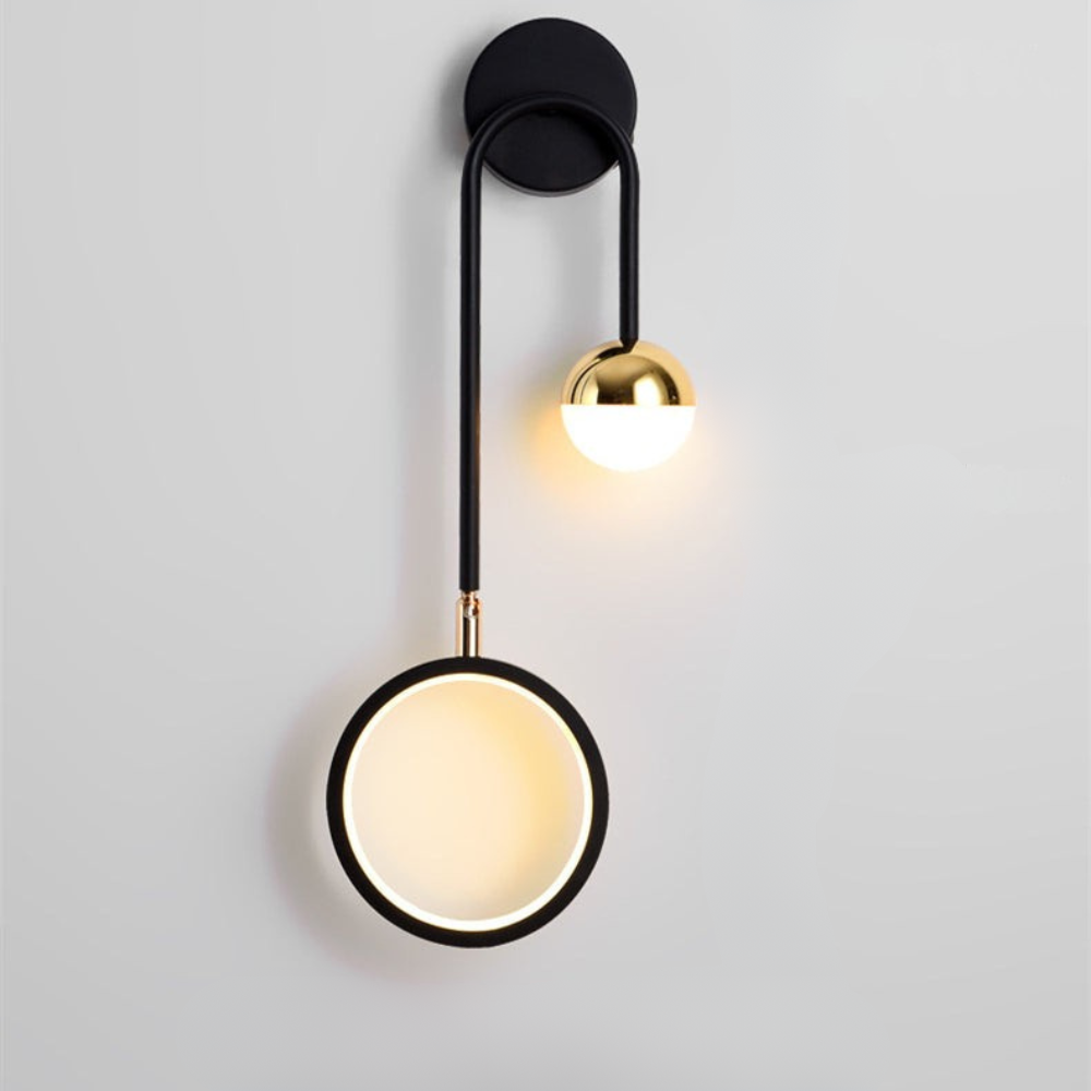 Foseli - Aplique de Pared Moderno de Diseño Elegante con Tecnología LED - Ideal para Salones y Oficinas