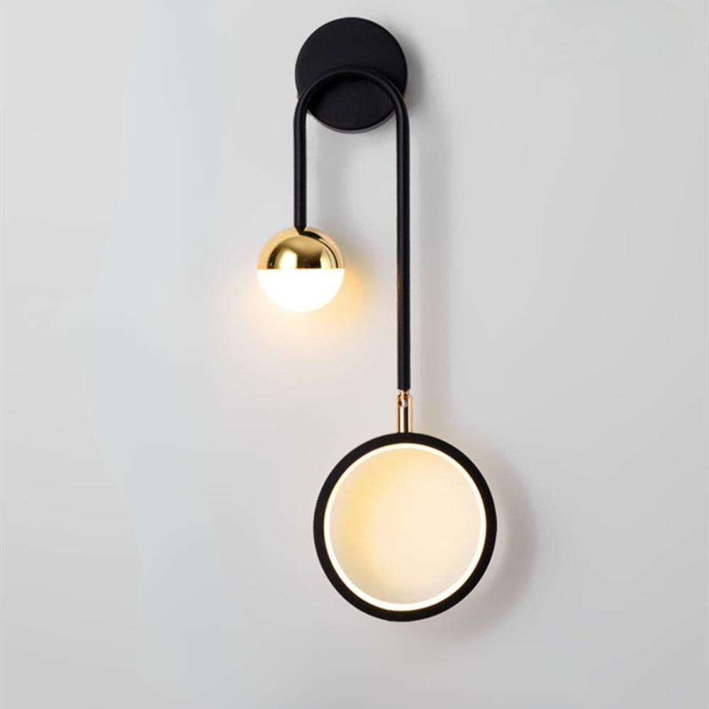 Foseli - Aplique de Pared Moderno de Diseño Elegante con Tecnología LED - Ideal para Salones y Oficinas