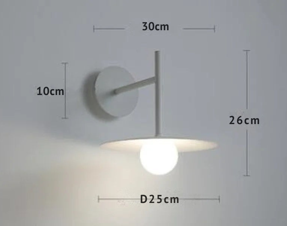 Tireli - Lámpara de Pared LED Moderna Ajustable de Metal con Brazo Móvil