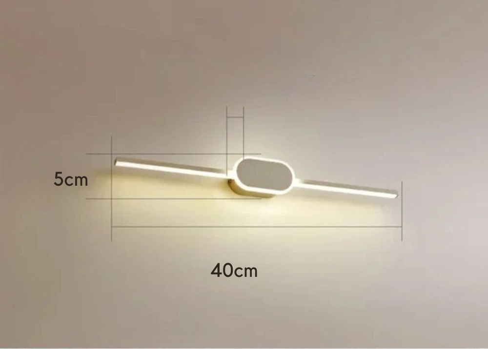 Alureo - Aplique de Pared Moderno con Diseño Elegante y Luz Antideslumbrante - Ideal para Salones y Oficinas
