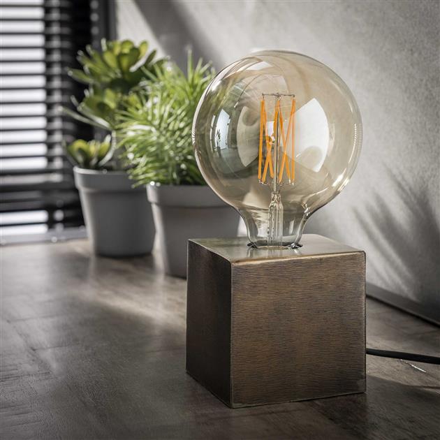 LuzCubo – Lámpara de Mesa Industrial con Diseño Moderno Astroclaro