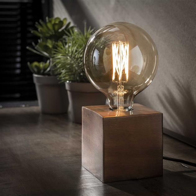 LuzCubo – Lámpara de Mesa Industrial con Diseño Moderno Astroclaro