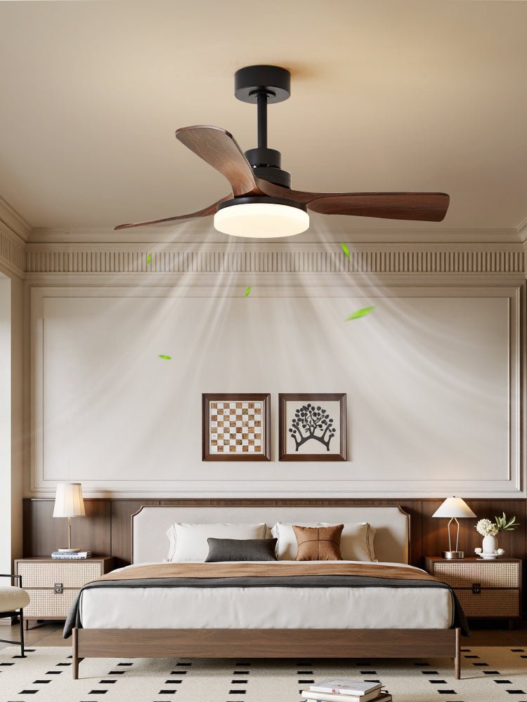 Ventilador de techo con luz Ondina en un comedor moderno – imagen 5