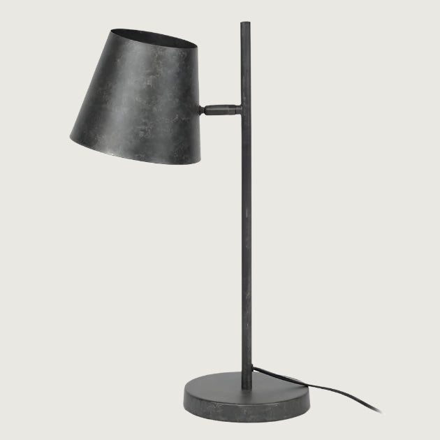 LuzEssence – Lámpara de Mesa Industrial con Luz Cálida