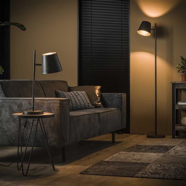 LuzEssence – Lámpara de Mesa Industrial con Luz Cálida