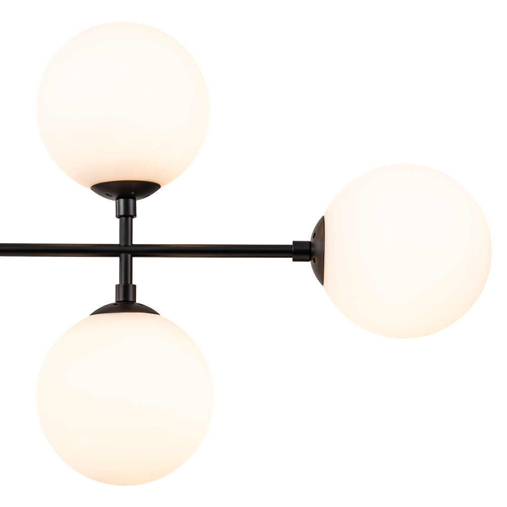 Lámpara de araña sputnik Kosmira sobre una mesa de comedor – imagen 14