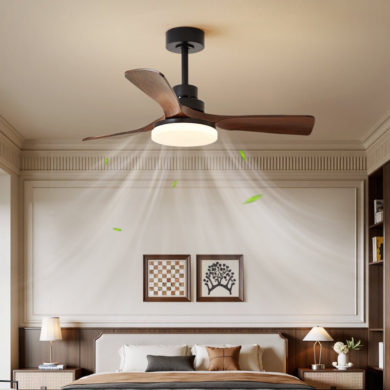 Ventilador de techo con luz Ondina en un comedor moderno – imagen 2