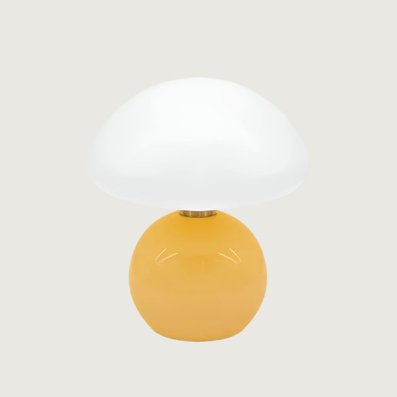 LunaCrema - Lámpara de Mesa Moderna Iluminación Cálida y Estilo