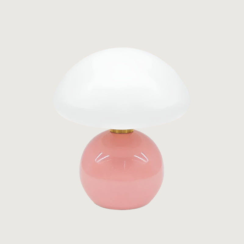 LunaCrema - Lámpara de Mesa Moderna Iluminación Cálida y Estilo