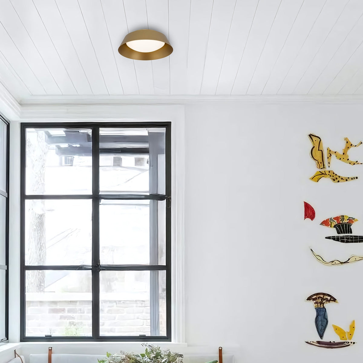 Plafón LED Ojiva en un espacio contemporáneo – imagen 5