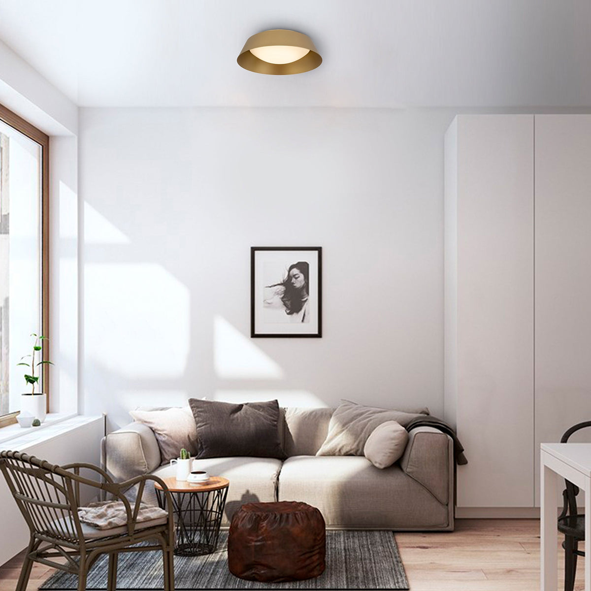Plafón LED Ojiva en un espacio contemporáneo – imagen 14