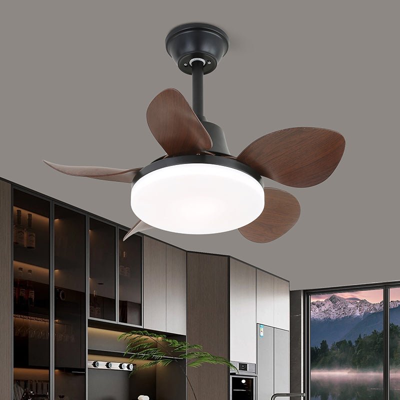 Ventilador de techo con luz Tamiza en un salón moderno – imagen 4