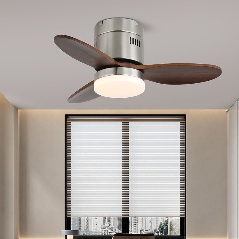 Ventilador de techo con luz Aireno en un salón minimalista – imagen 6