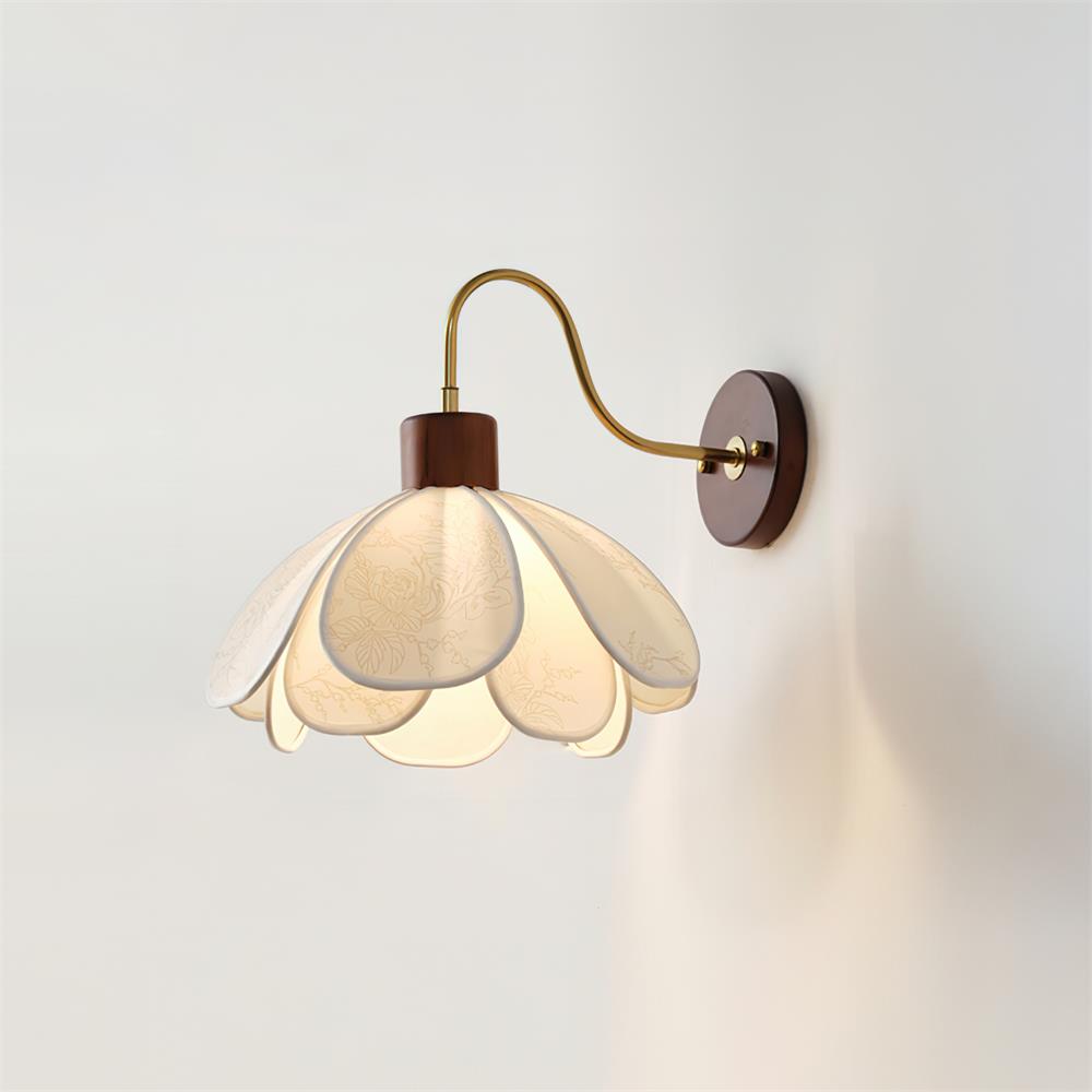 Aplique de Pared Ciena en Forma de Pétalo con Luz Suave y Diseño Minimalista 0