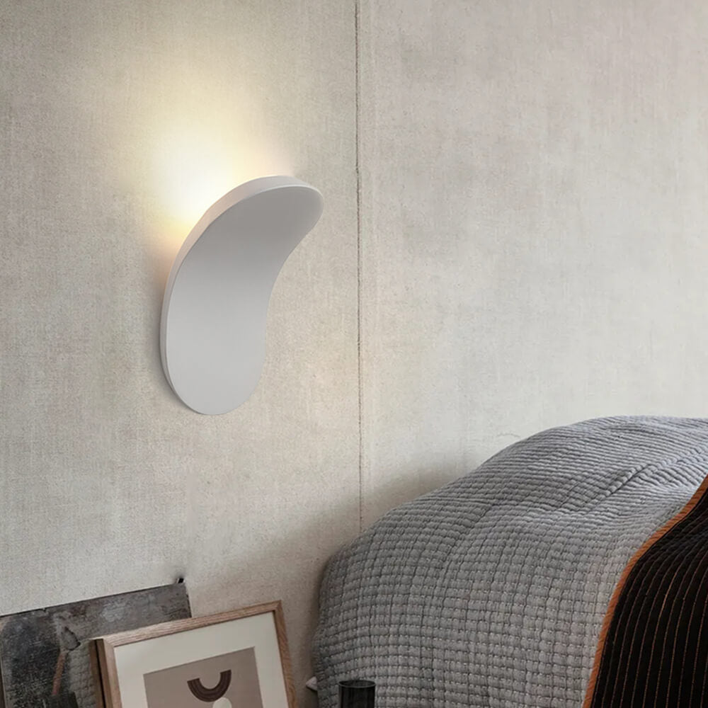 Aplique de Pared Moderno Minimalista Negro y Blanco con LED Integrado para Dormitorio y Baño 9
