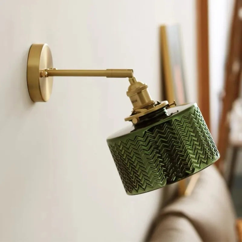 Aplique de Pared Retro Nórdico en Hierro y Vidrio – Lámpara Minimalista para Dormitorio y Decoración 3