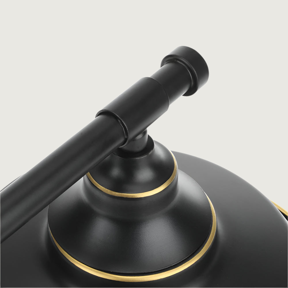 Aplique de Pared Rústico Vintage de 3 Luces en Negro Mate, Ideal para Baño y Dormitorio 5