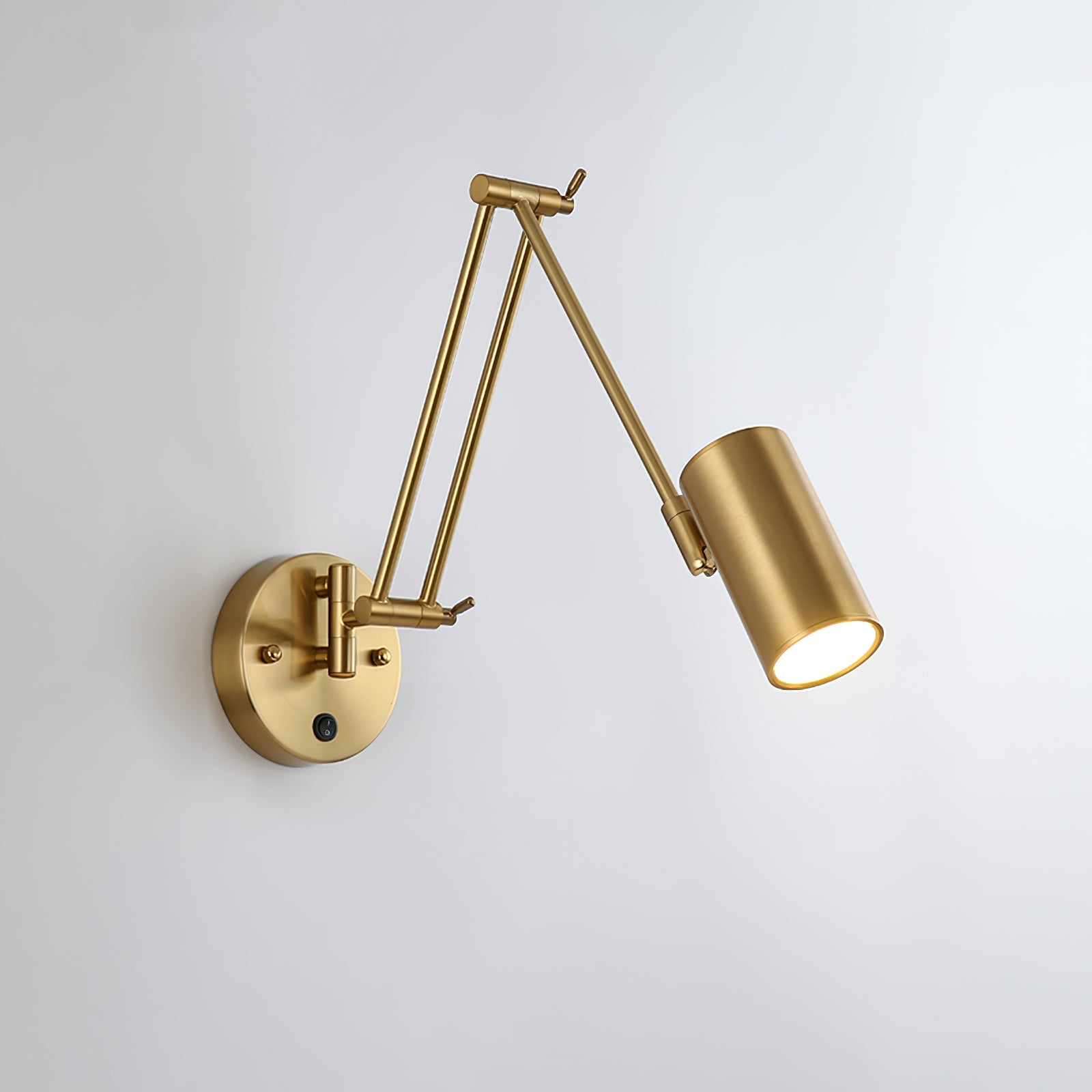 Aplique de Pared con Brazo Móvil de Diseño Moderno en Metal - Luz de Interior 9