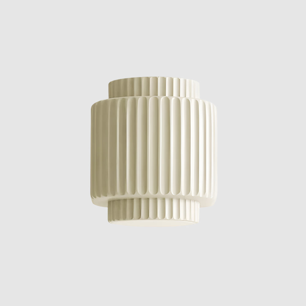 Aplique de Pared de Cerámica Estilo Nórdico Creme, Dimmable y Versátil para Dormitorio y Hogar 7