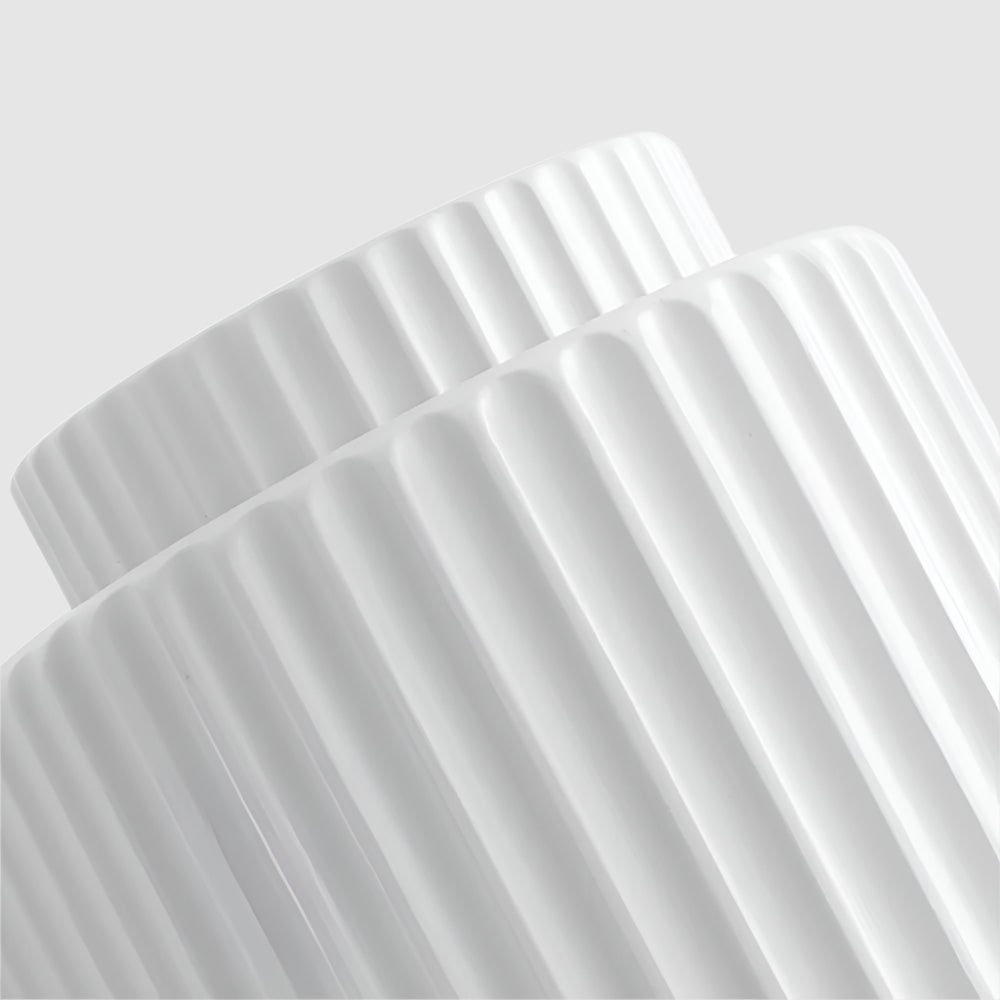 Aplique de Pared de Cerámica Estilo Nórdico Creme, Dimmable y Versátil para Dormitorio y Hogar 8
