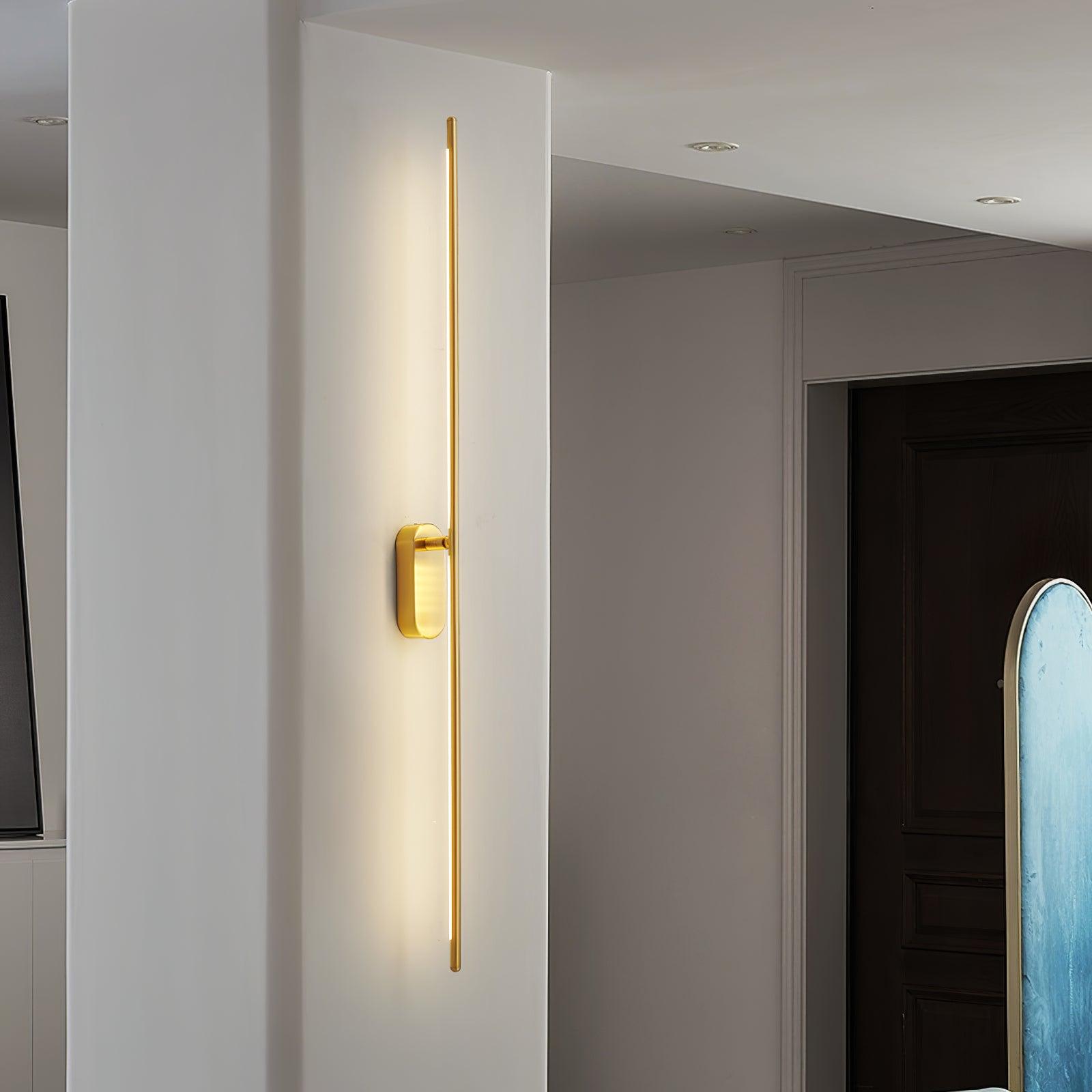 Aplique de Pared de Metal en Forma de Stick con Luz LED Integrada – Diseño Minimalista 5
