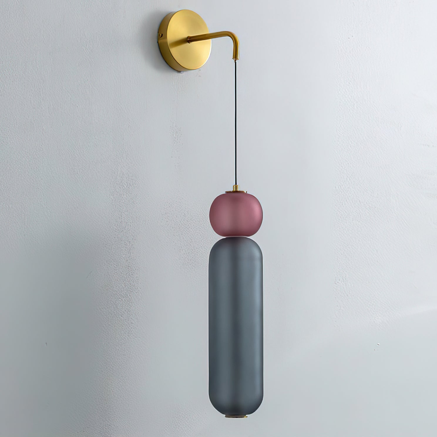 Aplique de Pared de Oro con Luz LED Integrada y Detalles Beige - Aplique Pared para Dormitorio y Decoración Elegante 5