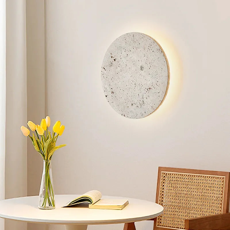 Aplique de Pared de Piedra Natural con Diseño Orgánico y Elegante 4