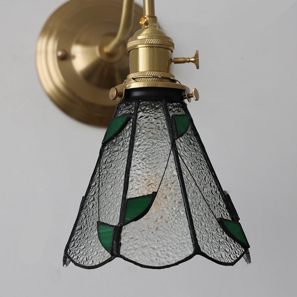 Aplique de Pared de Vidrio Vintage para Sala de Estar – Lámpara de Pared Elegante 2